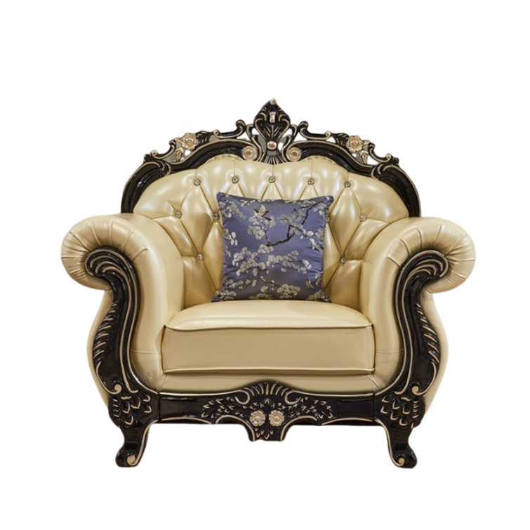 FURNITURE LEISURE, INC. Leather Armchair Wayfair